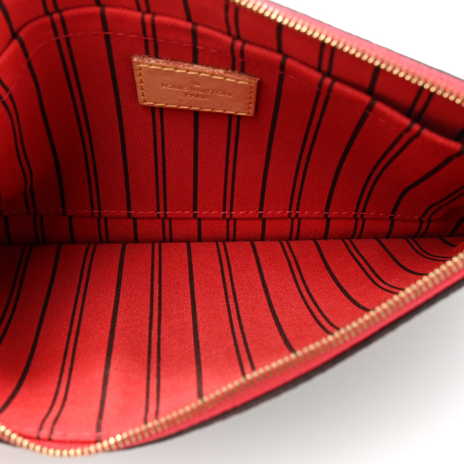 Louis Vuitton Monogram Neverfull MM GM Pochette Cherry 5 of 7