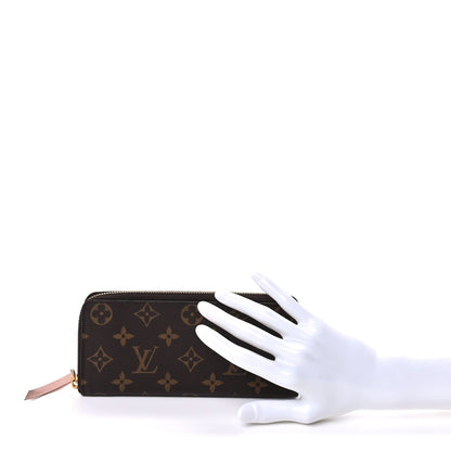 Louis Vuitton Monogram Clemence Wallet  Rose Ballerine 2 of 7