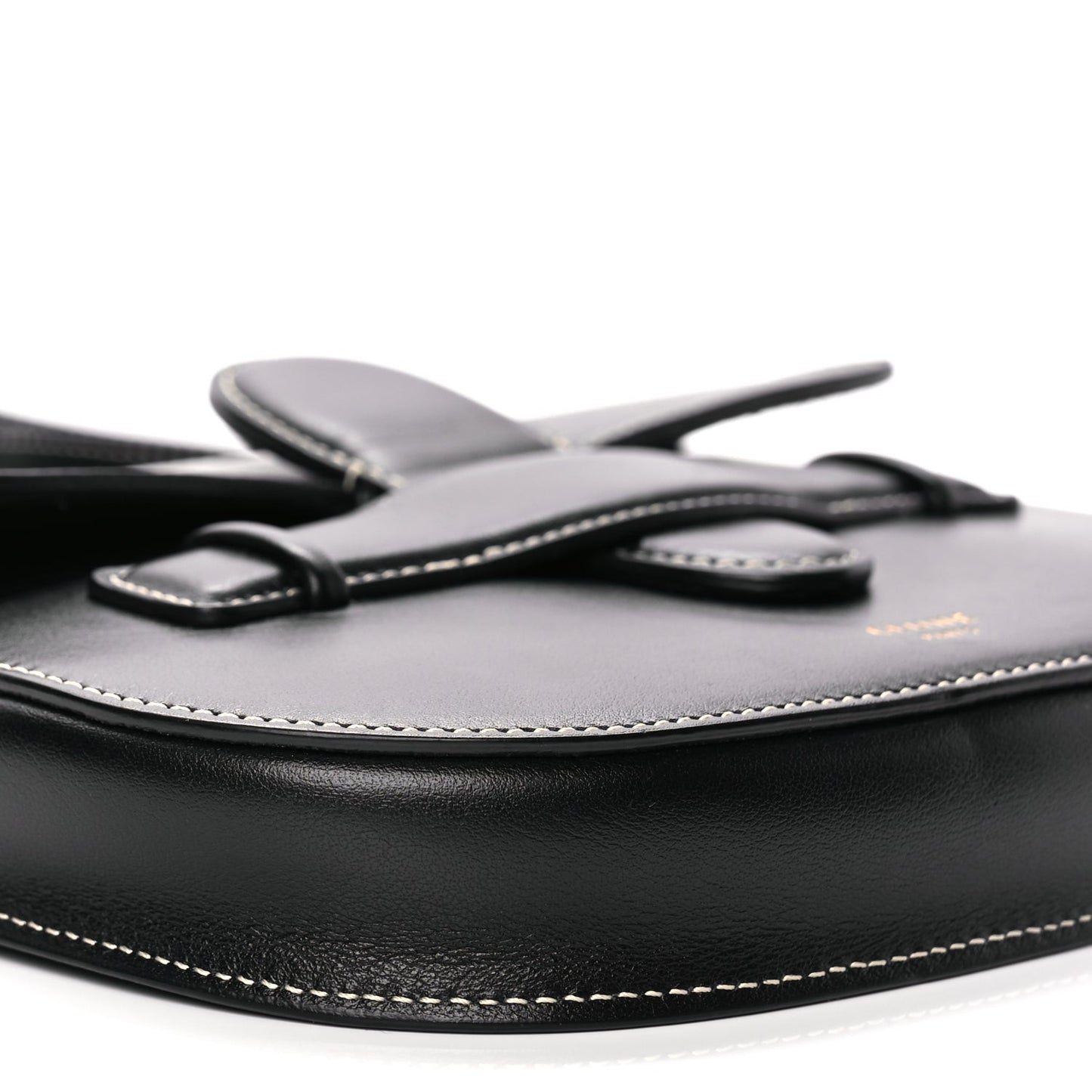Smooth Calfskin Mini Symmetrical Bag Black