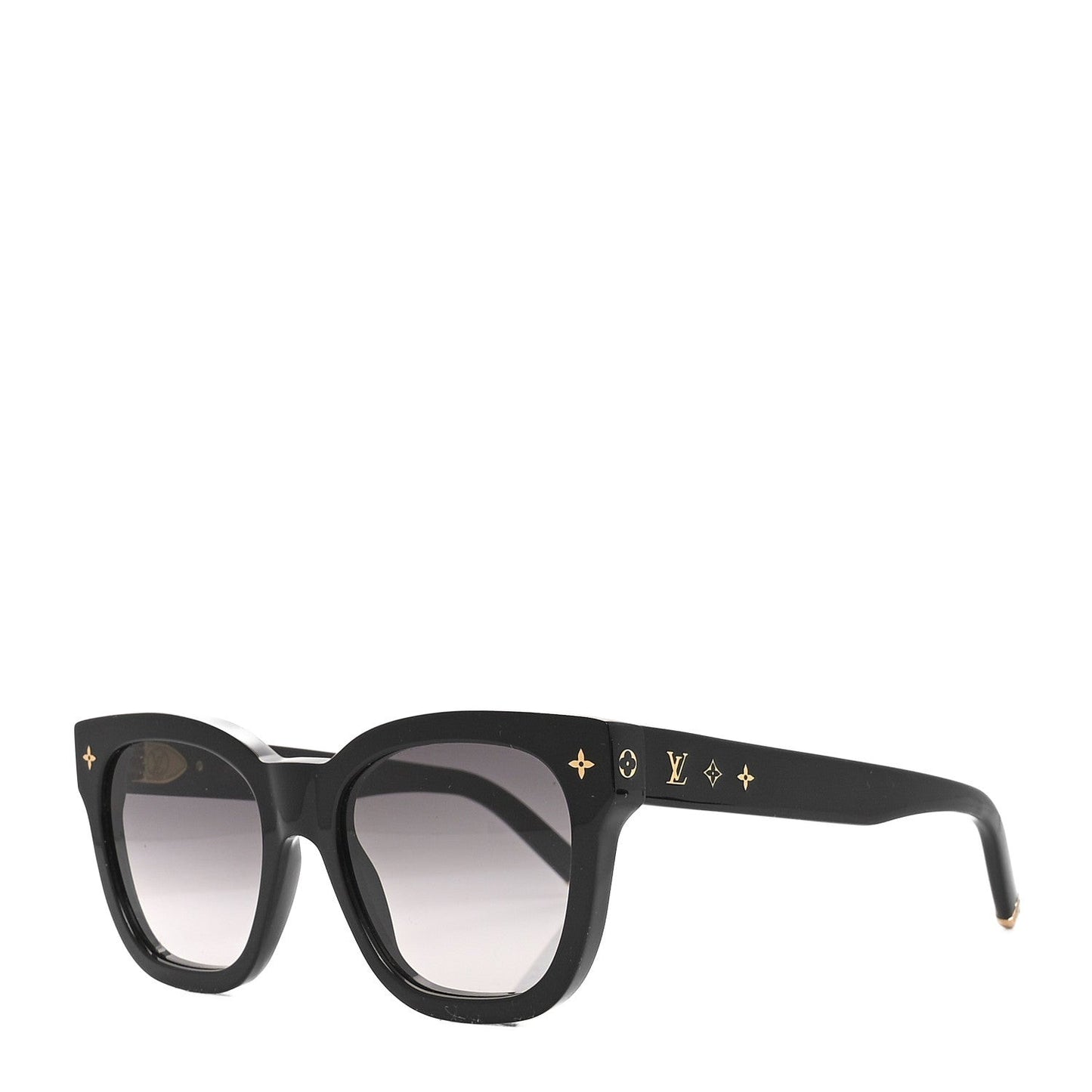 Acetate My Monogram Square Sunglasses Z1523W Black