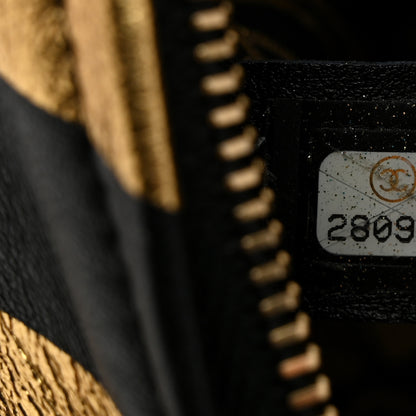 Chanel Metallic Lambskin CC Kheops Pyramid Bag Gold Black 7 of 7