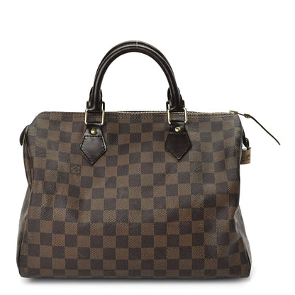 Louis Vuitton Damier Ebene Speedy 30 1 of 8