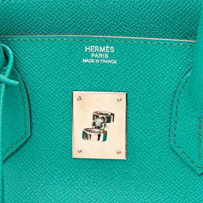 Hermes Epsom Birkin 30 Bleu Paon 6 of 11