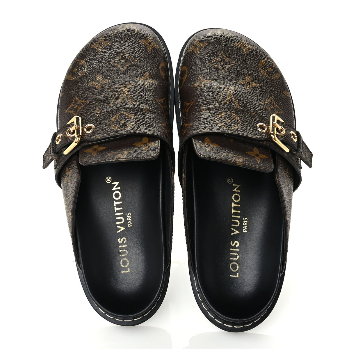 Louis Vuitton LV Cosy Flat Comfort Clogs 37 Cacao Brown 5 of 7