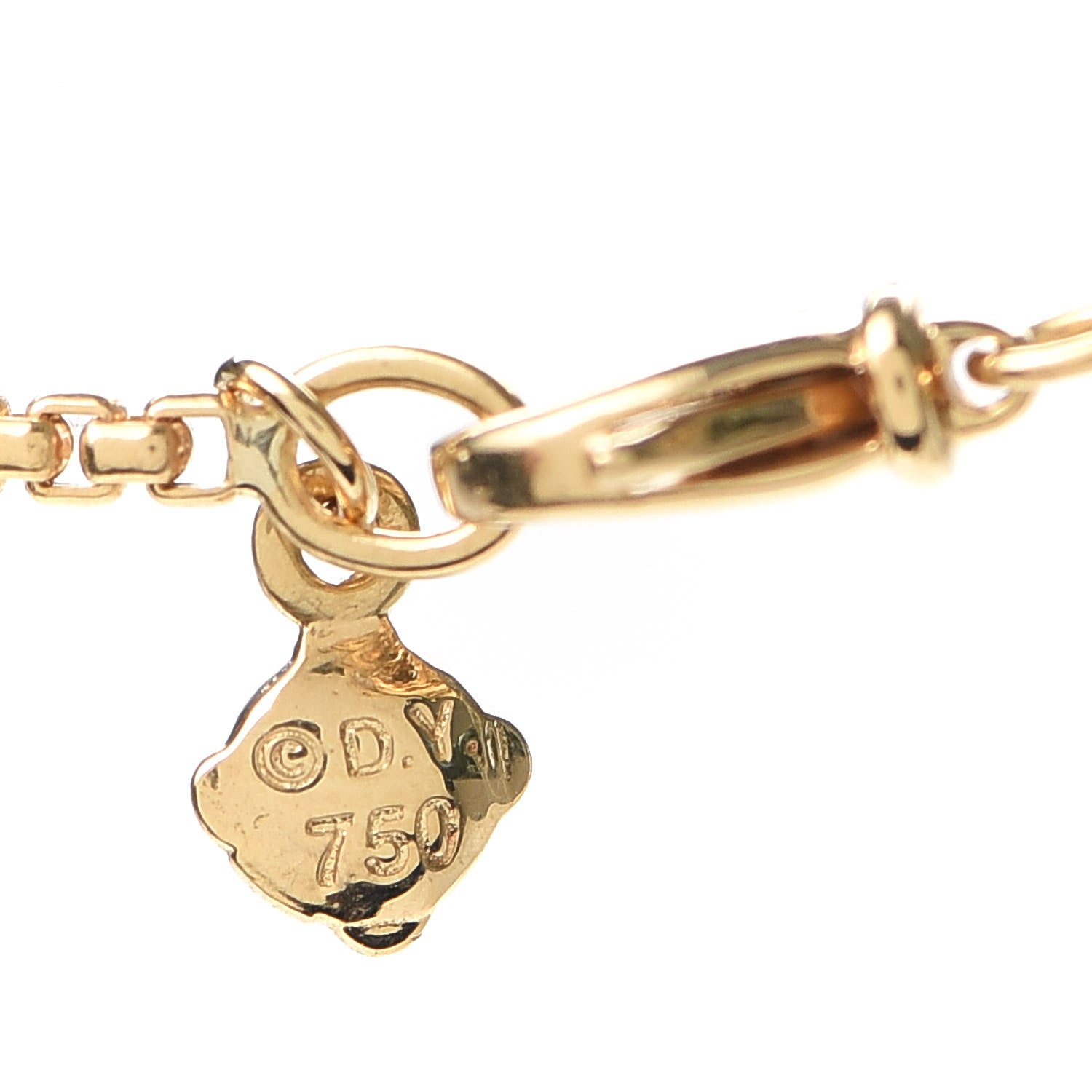David Yurman 18K Yellow Gold 1.7mm Box Chain Necklace 20" 4 of 5