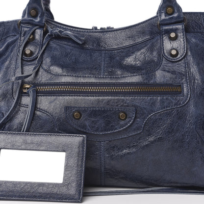 Balenciaga Agneau Classic Hardware Part Time Bleu Mineral 13 of 13