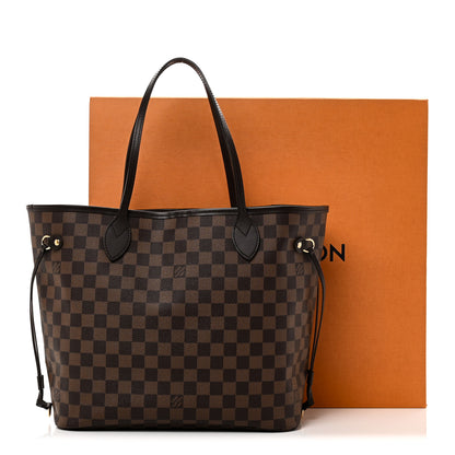 Louis Vuitton Damier Ebene Neo Neverfull MM Rose Ballerine 10 of 10