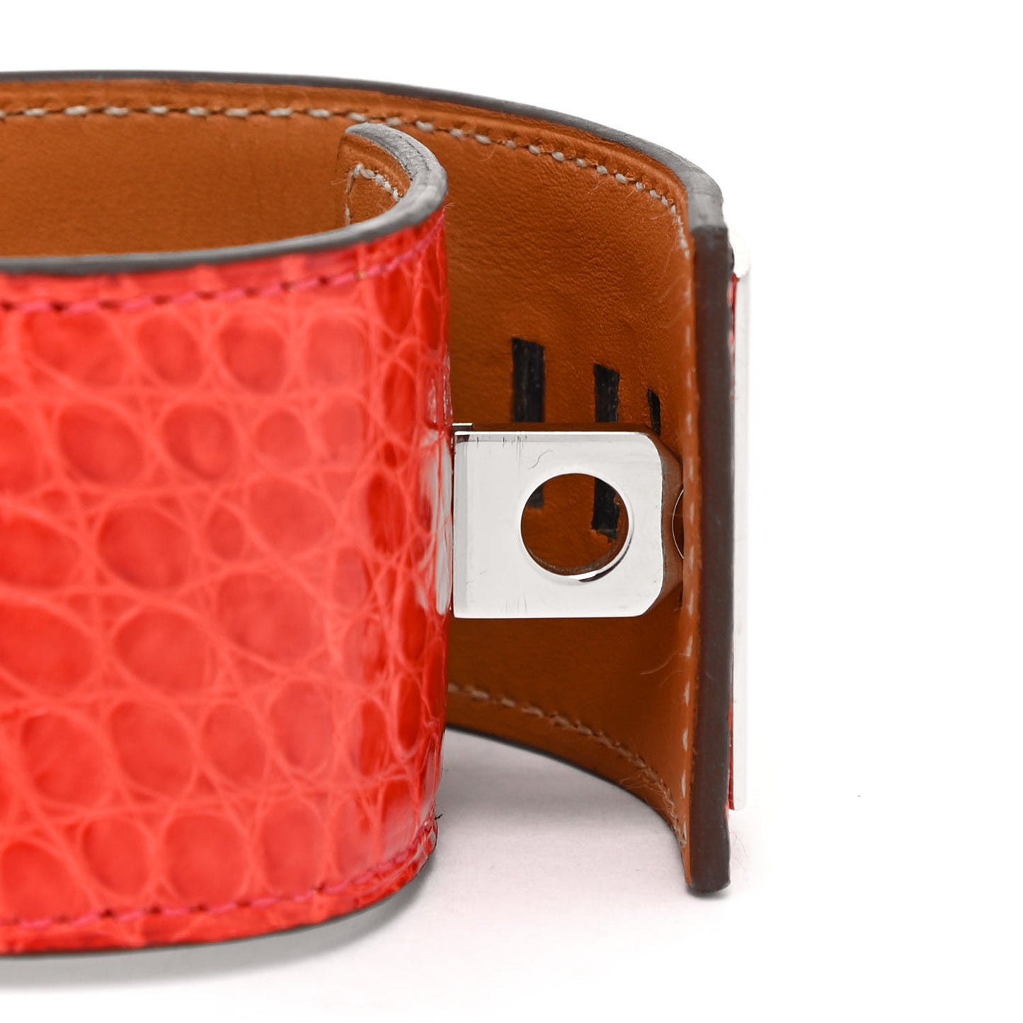 Matte Alligator Collier De Chien CDC Bracelet S Geranium