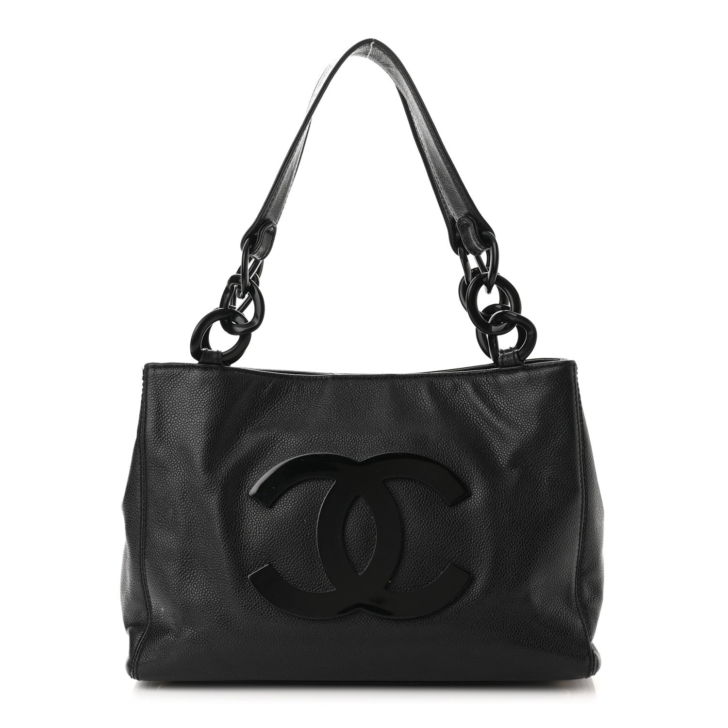 Chanel Caviar Bekko Chain Tote Black 1 of 13