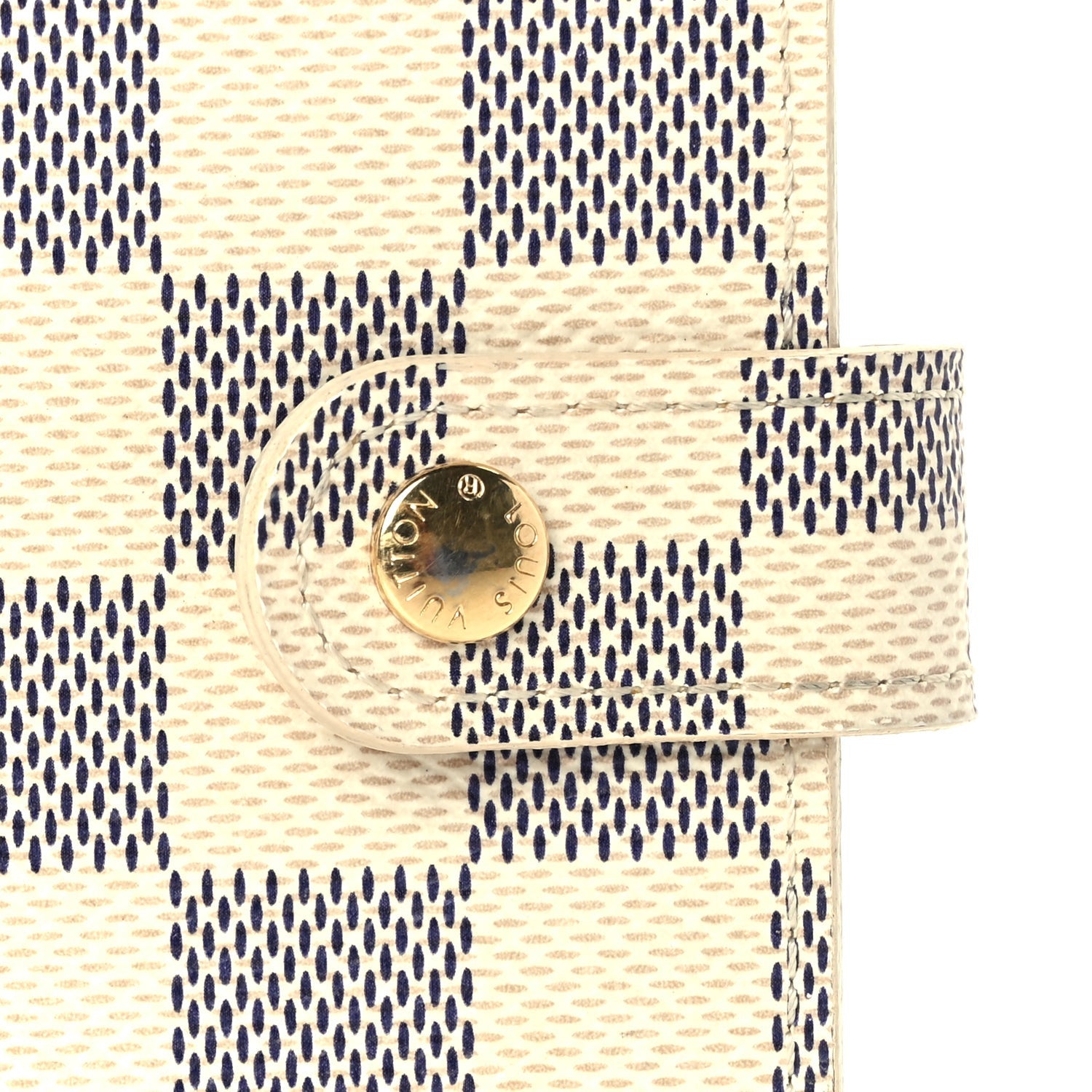 Louis Vuitton Damier Azur Small Ring Agenda Cover 7 of 8