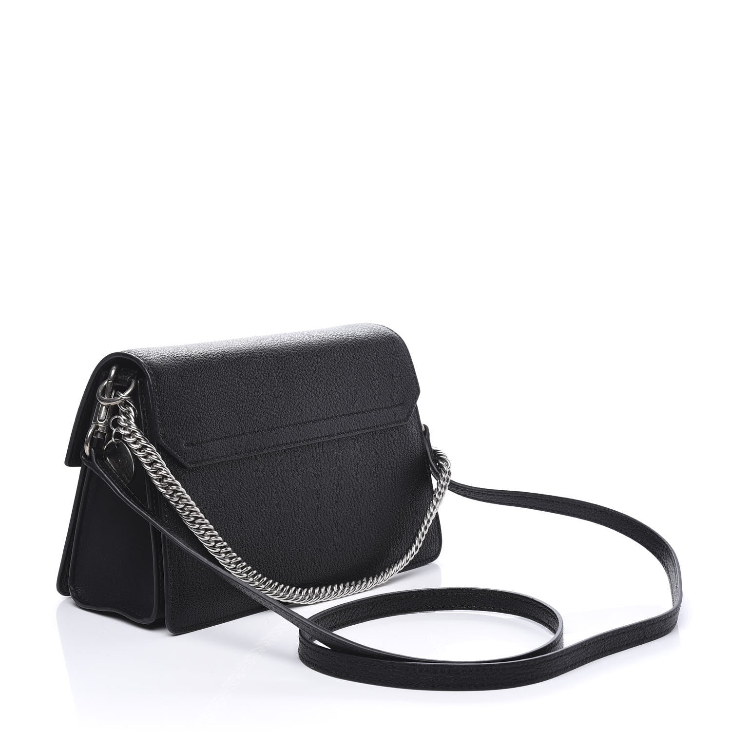 Givenchy Goatskin Small GV3 Shoulder Bag Black 2 of 8