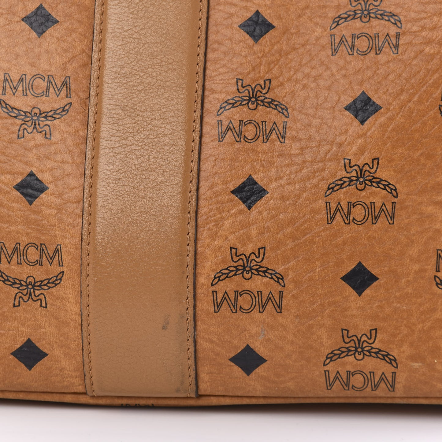 Visetos Medium Liz Reversible Shopper Tote Cognac