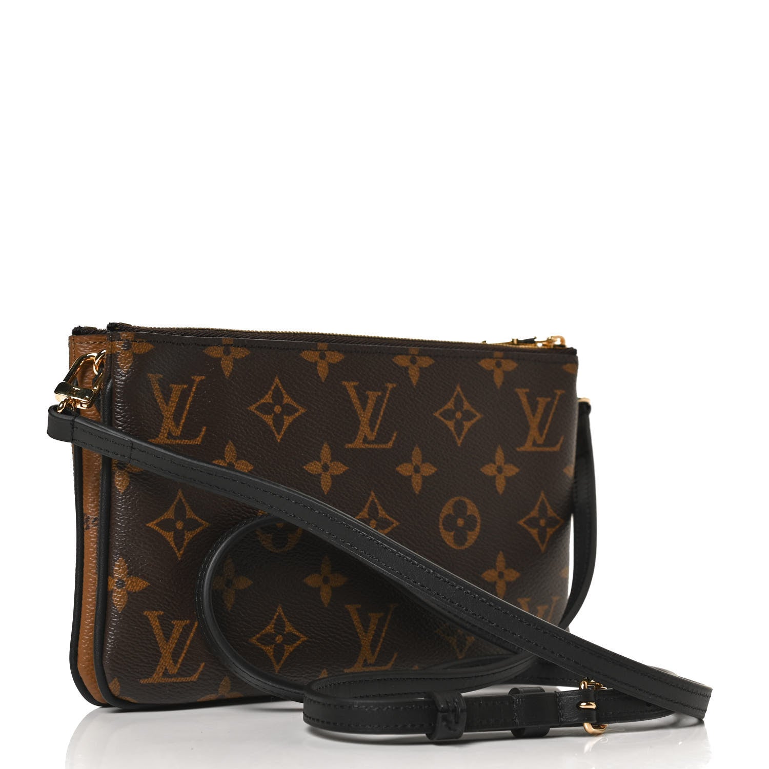 Louis Vuitton Reverse Monogram Giant Double Zip Pochette 3 of 10