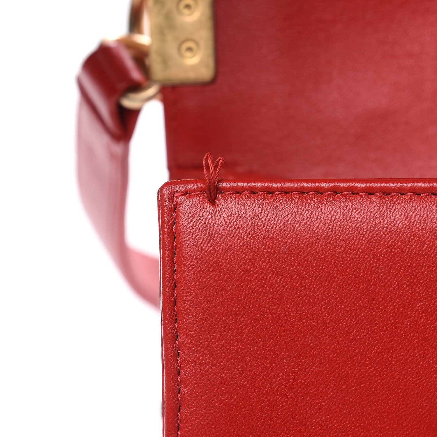 Chanel Lambskin Quilted Small Boy Flap Red 12 of 12