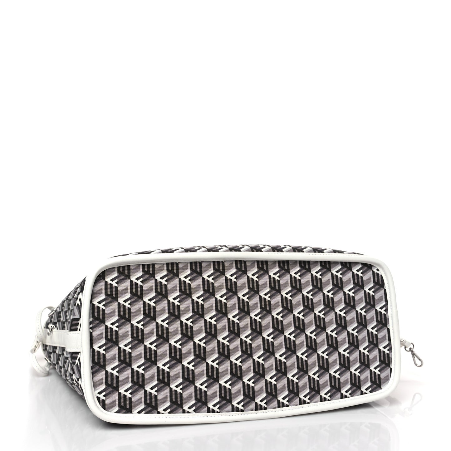 Visetos Medium Liz Reversible Shopper Tote White