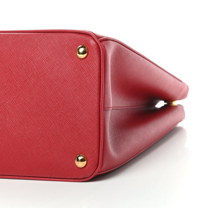 Prada Saffiano Medium Galleria Double Zip Tote Fuoco 13 of 15