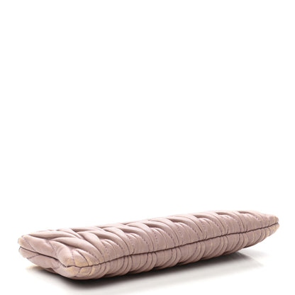 Miu Miu Nappa Matelasse Pouch Mughetto 4 of 9