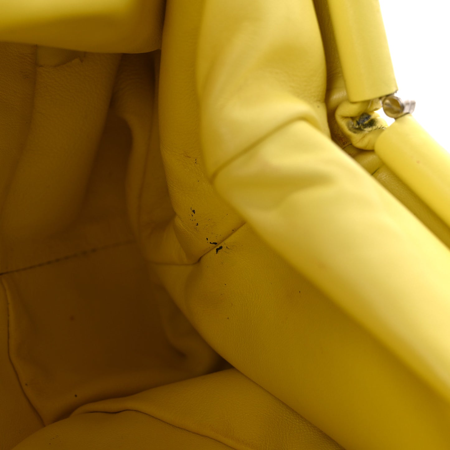 Smooth Butter Calf The Pouch Oversized Clutch Sherbert