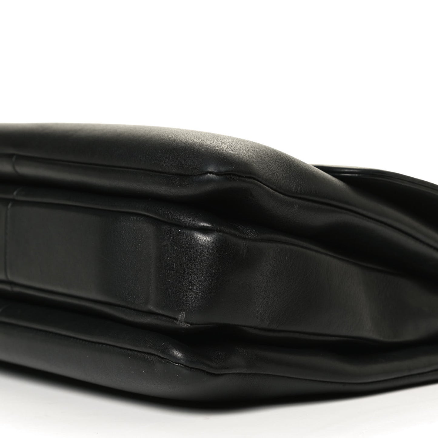 Calfskin Medium Trendy CC Dual Handle Flap Bag Black