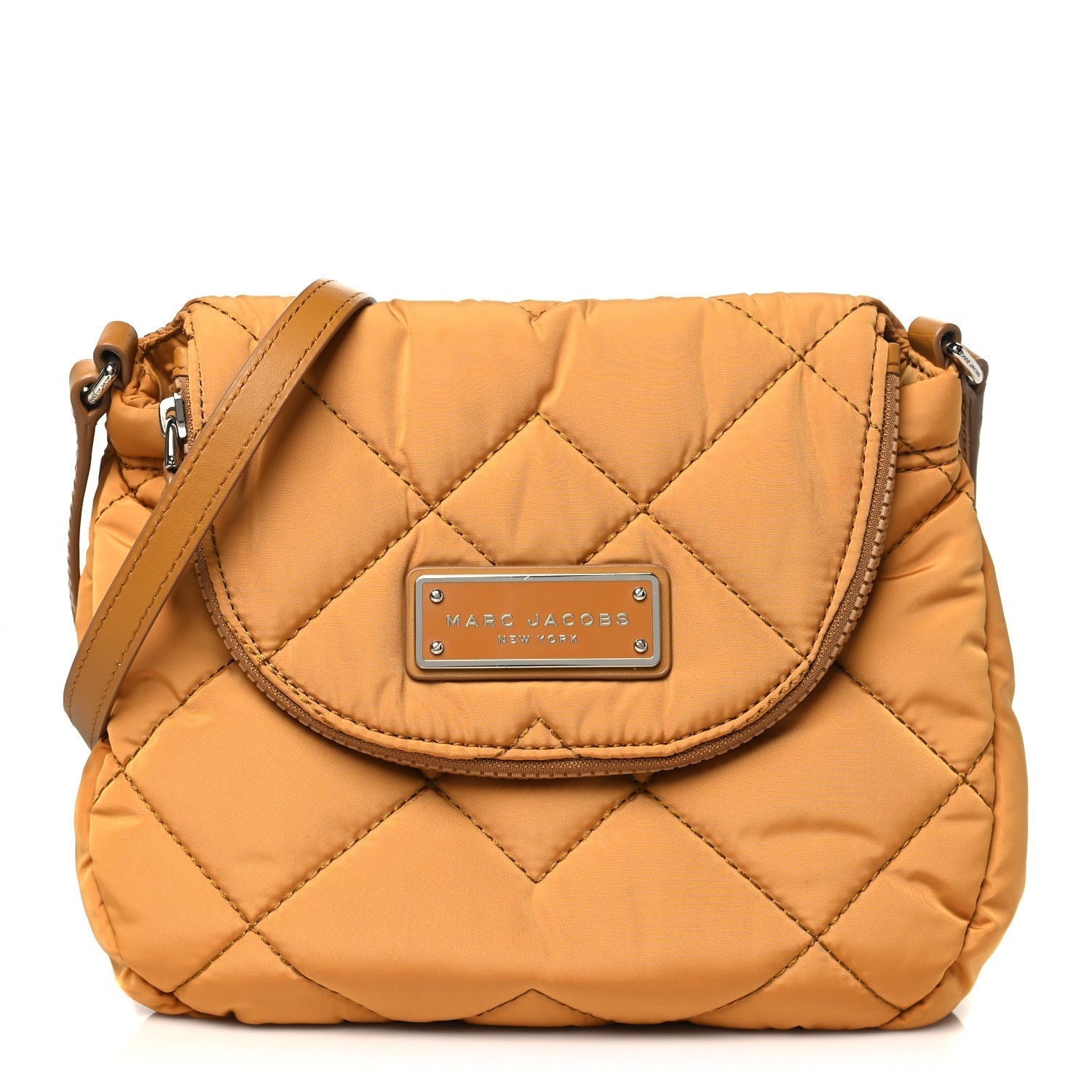 Marc Jacobs Quilted Pouch Messenger Bag Yellow 1 of 7