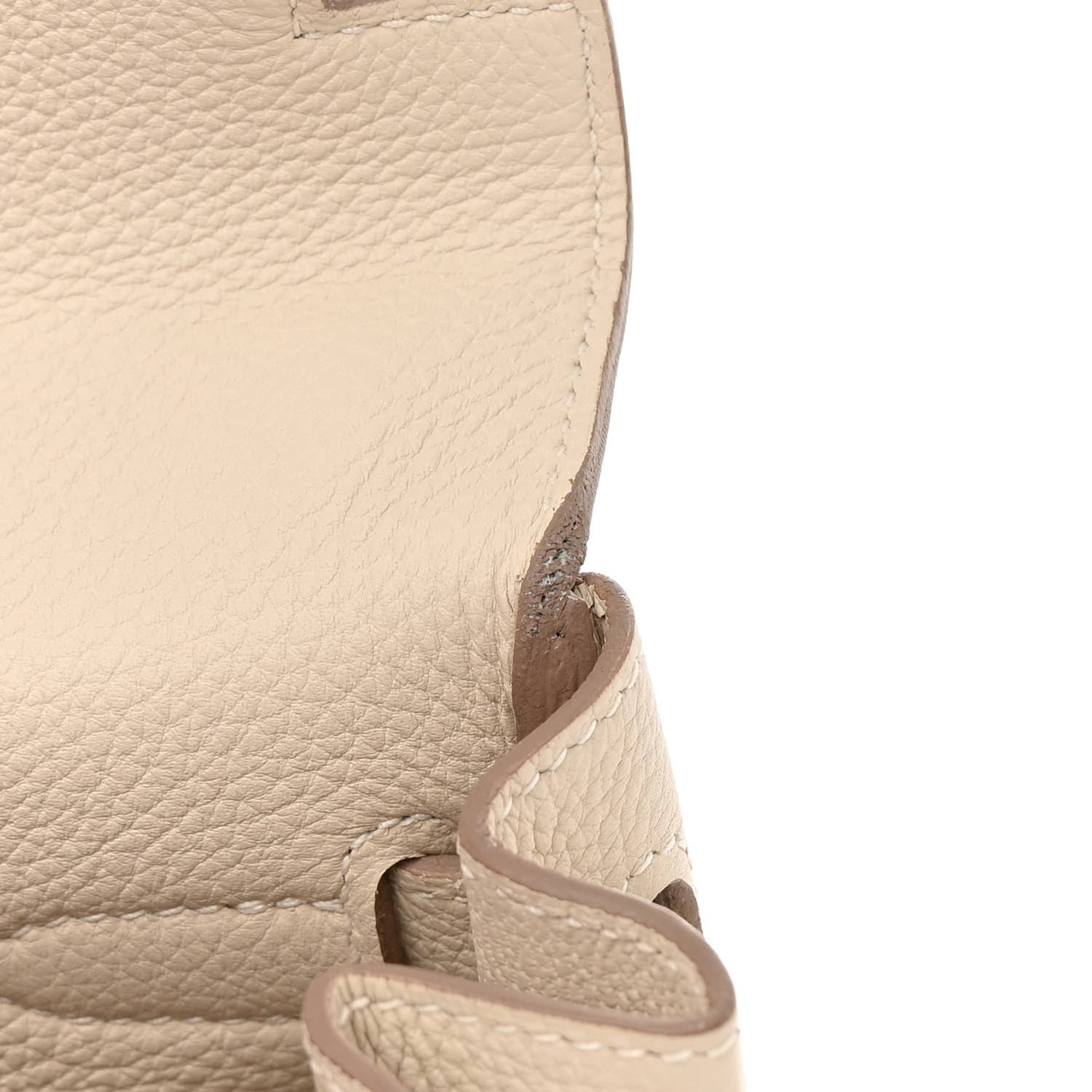 Hermes Togo Kelly Retourne 32 Craie 11 of 12