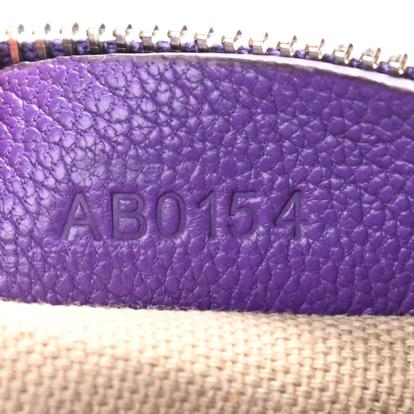 Sugar Goatskin Pandora Wristlet Purple