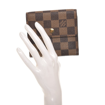 Louis Vuitton Damier Ebene Elise Wallet 2 of 6