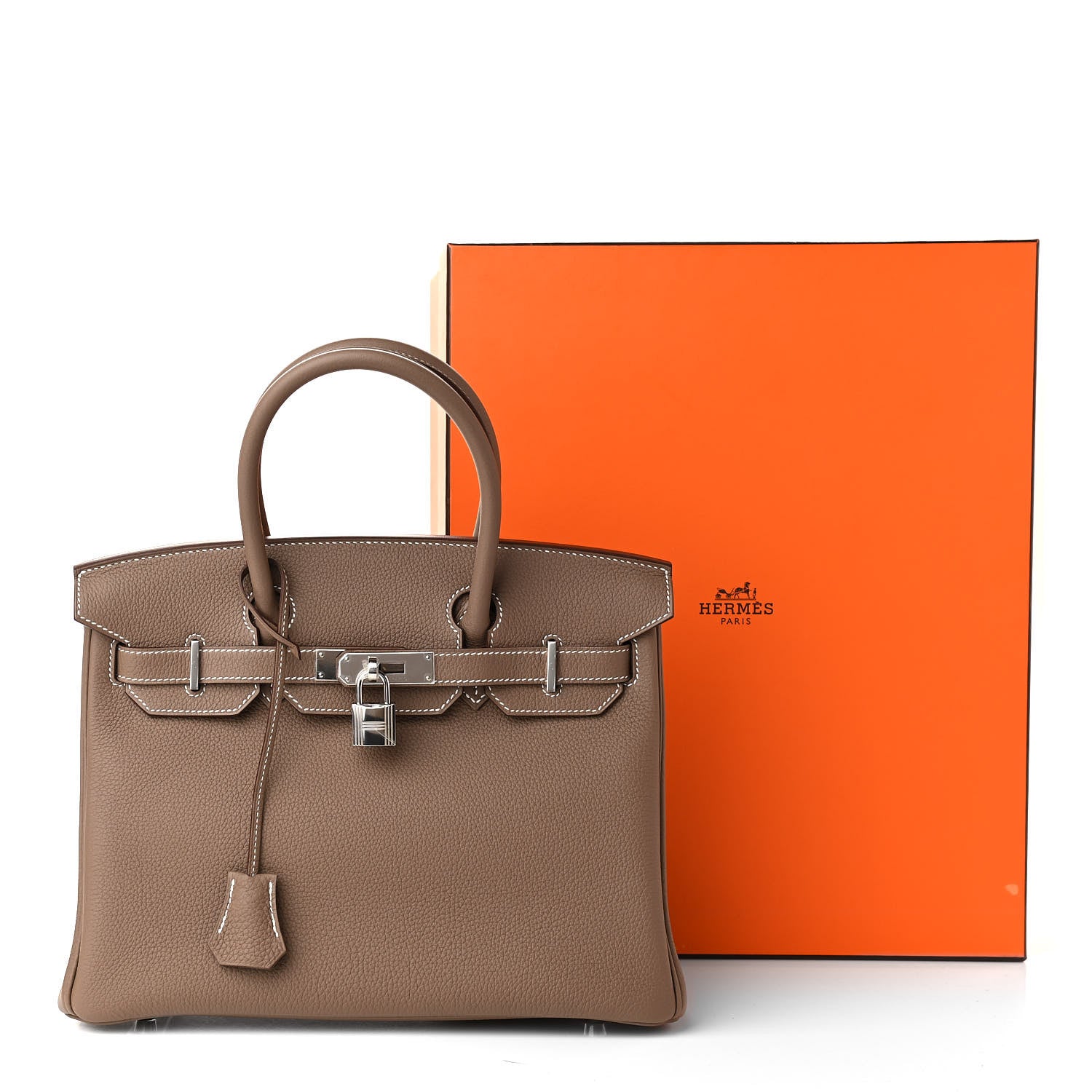 Hermes Togo Birkin 30 Etoupe 10 of 10