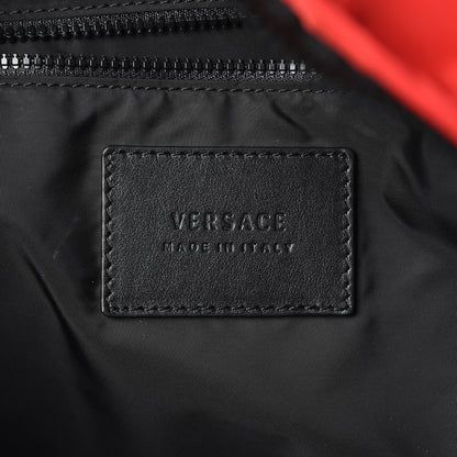 Versace Nylon 90's Vintage Logo Backpack Red White 6 of 8