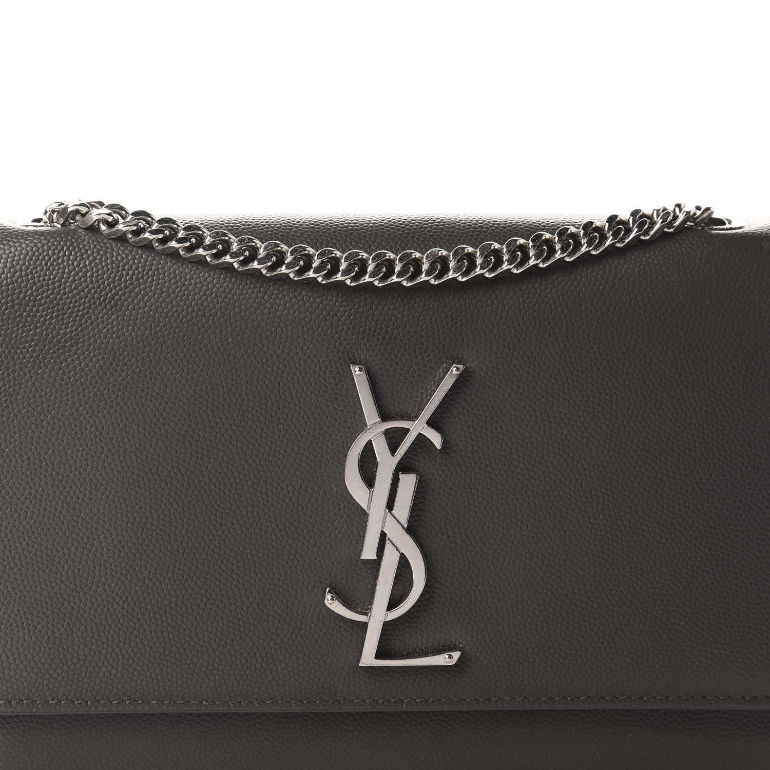 Saint Laurent Grain De Poudre Small Monogram Kate Satchel Earth 11 of 12