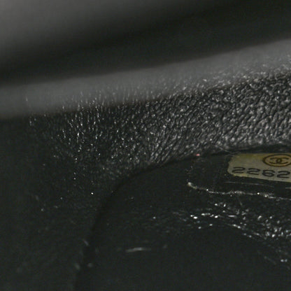 Chanel Caviar Chevron Quilted Medium Double Flap Black 7 of 11