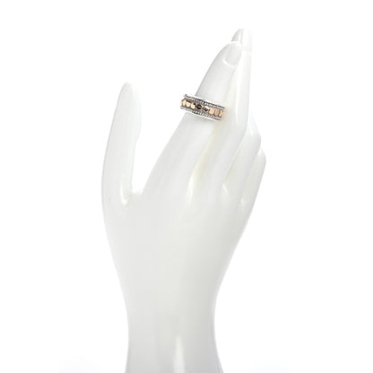 John Hardy Sterling Silver 18K Yellow Gold Dot Band Ring 53 6.5 2 of 4