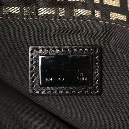 Fendi Zucchino Vitello Shoulder Tote  Testa di Moro 5 of 8
