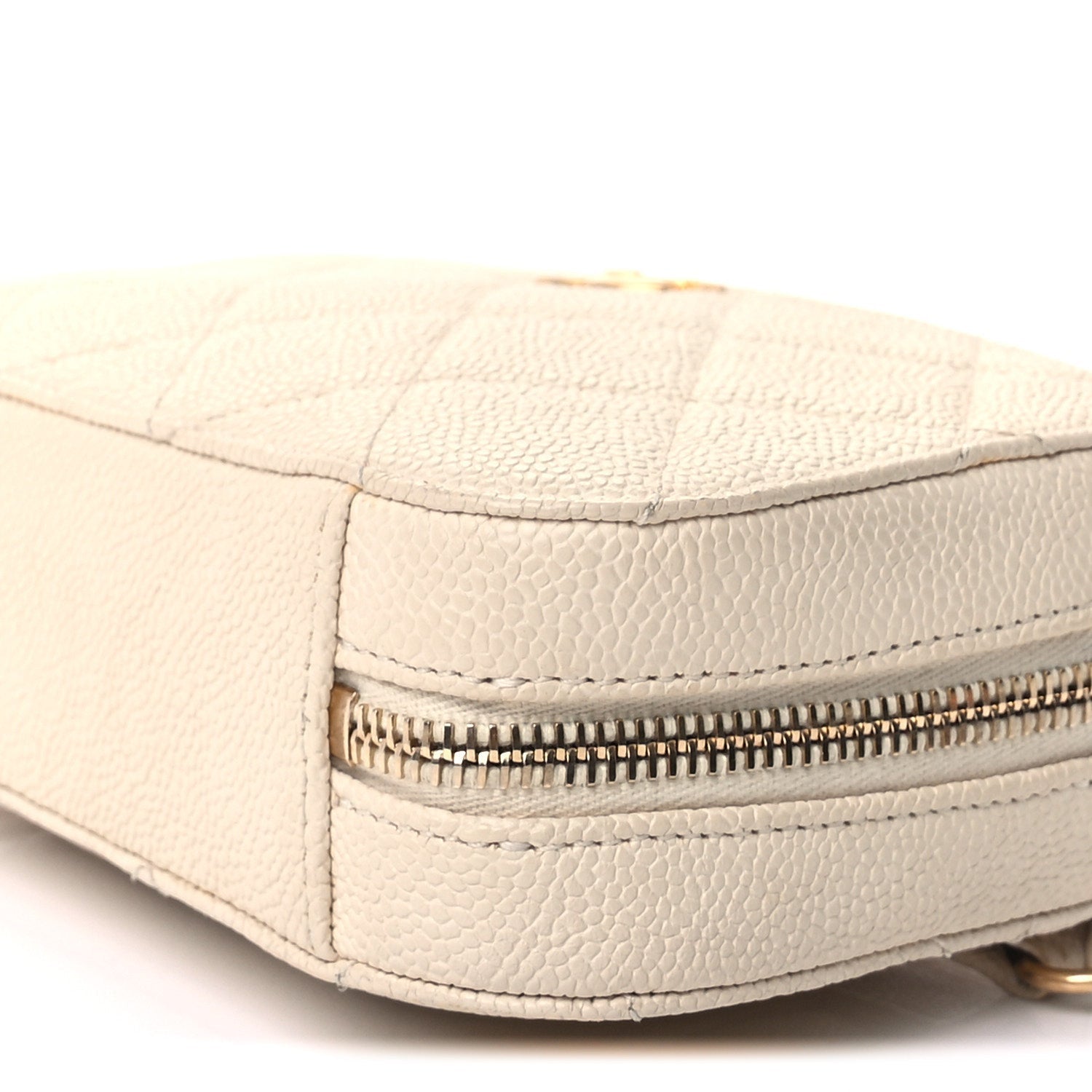 Chanel Caviar Quilted Flap Waist Bag  White 7 of 8