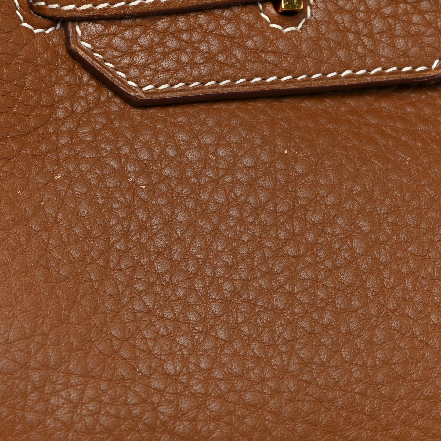 Taurillon Clemence Birkin 35 Gold