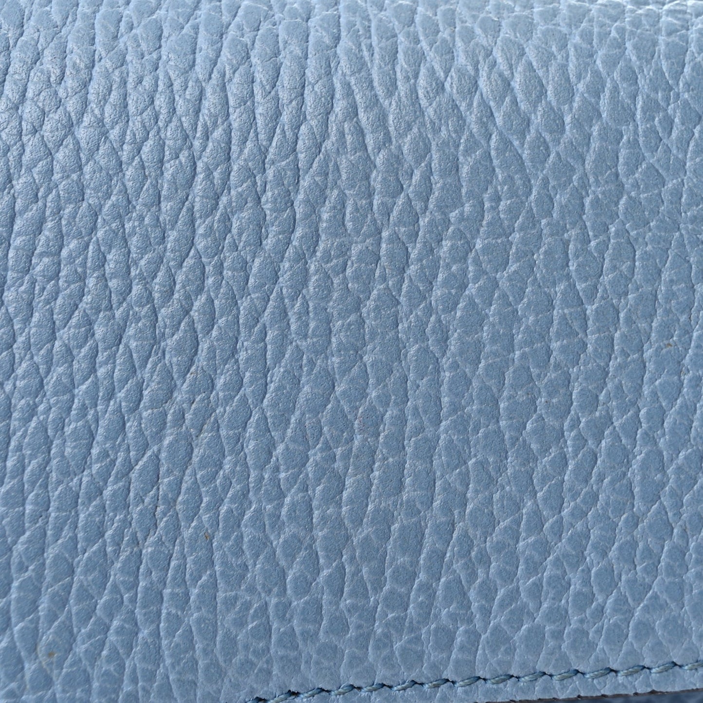Dollar Calfskin Small Interlocking G Shoulder Bag Mineral Blue