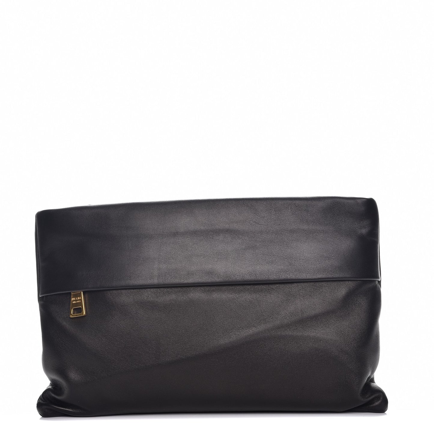 Soft Calf Clutch Nero Black