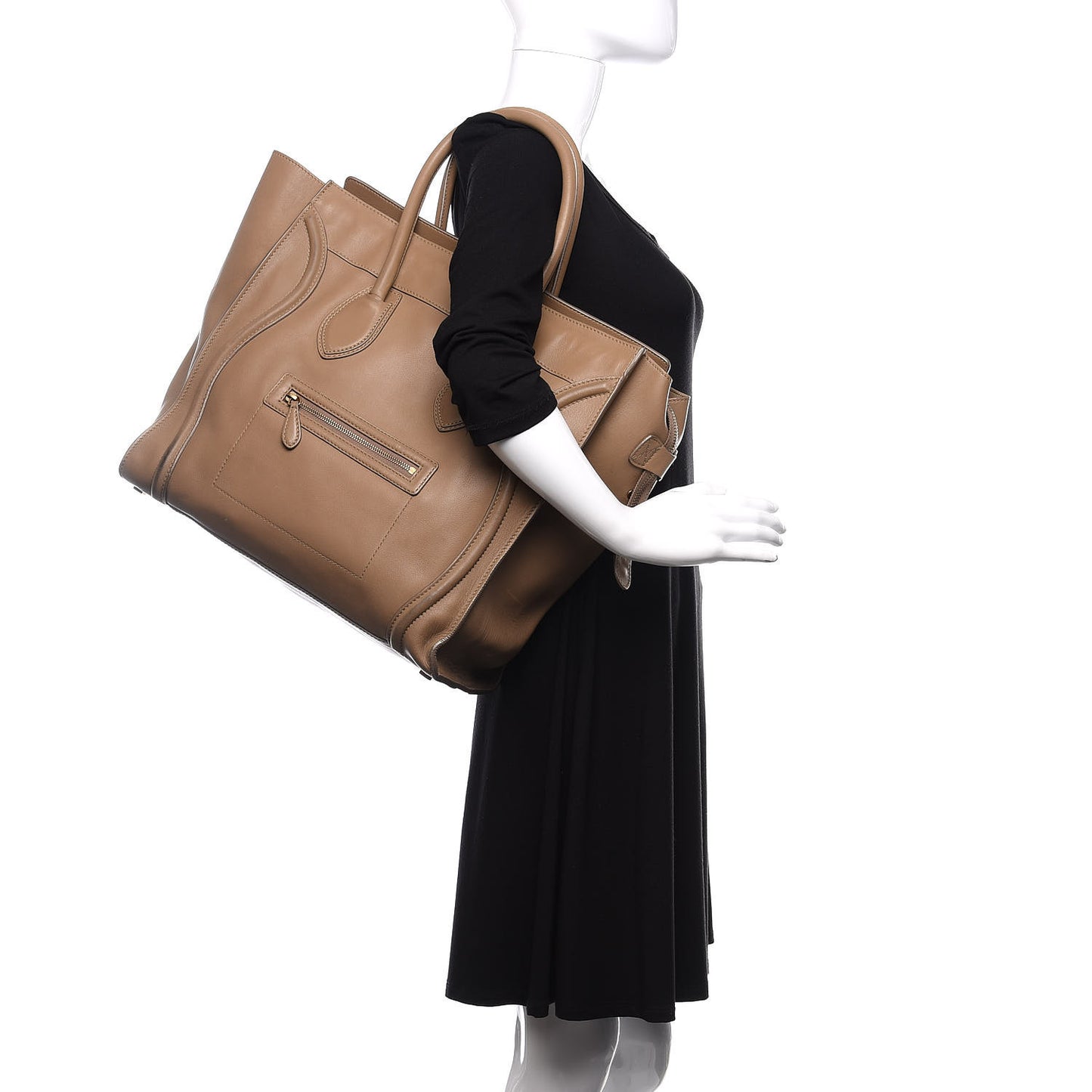 Smooth Calfskin Mini Luggage Dune