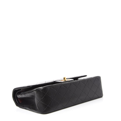 Chanel Lambskin Quilted Medium Double Flap Black 4 of 14