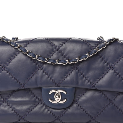 Chanel Lambskin Ultimate Stitch Flap Blue 10 of 10