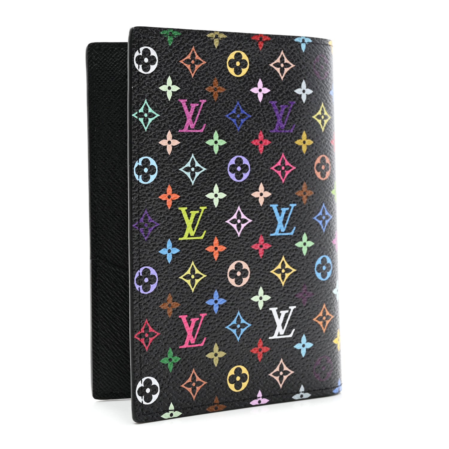 Louis Vuitton LV X TM Monogram Multicolor Passport Cover Black 3 of 7