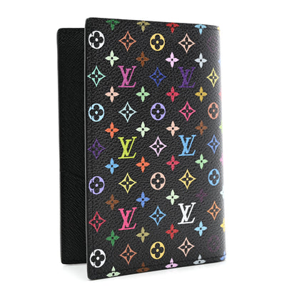 Louis Vuitton LV X TM Monogram Multicolor Passport Cover Black 3 of 7