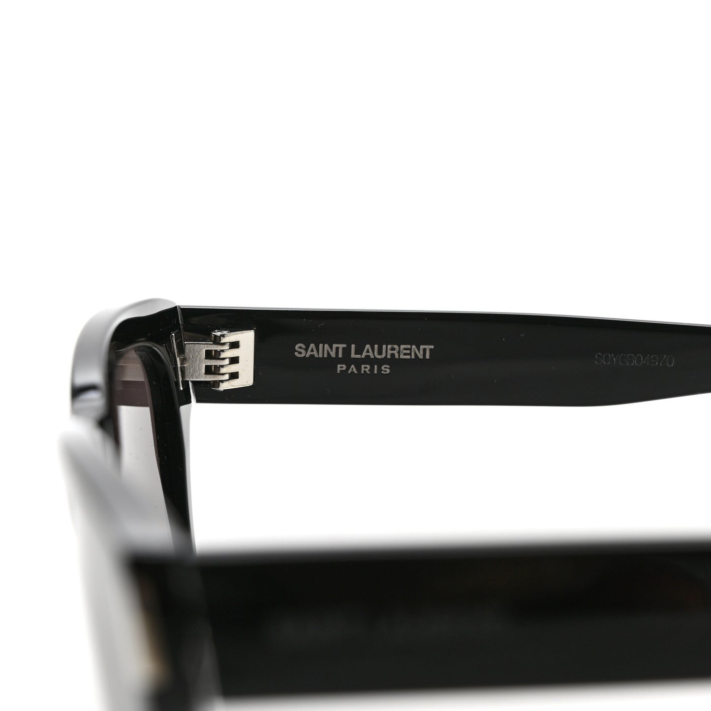 Acetate Square Sunglasses SL 560 Black