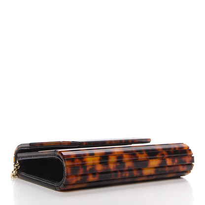 Jimmy Choo Acrylic Tortoiseshell Candy Clutch Brown 4 of 11