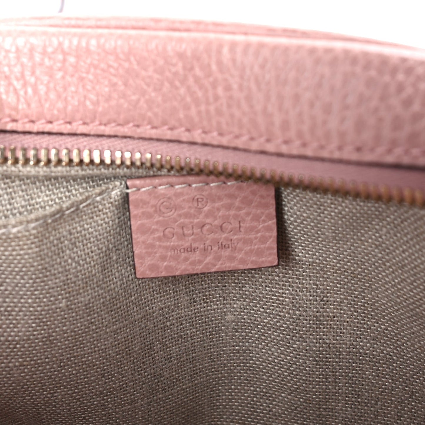 Monogram Mini Bree Messenger Bag Beige Soft Pink
