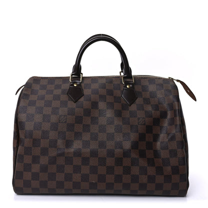 Louis Vuitton Damier Ebene Speedy 35 1 of 8