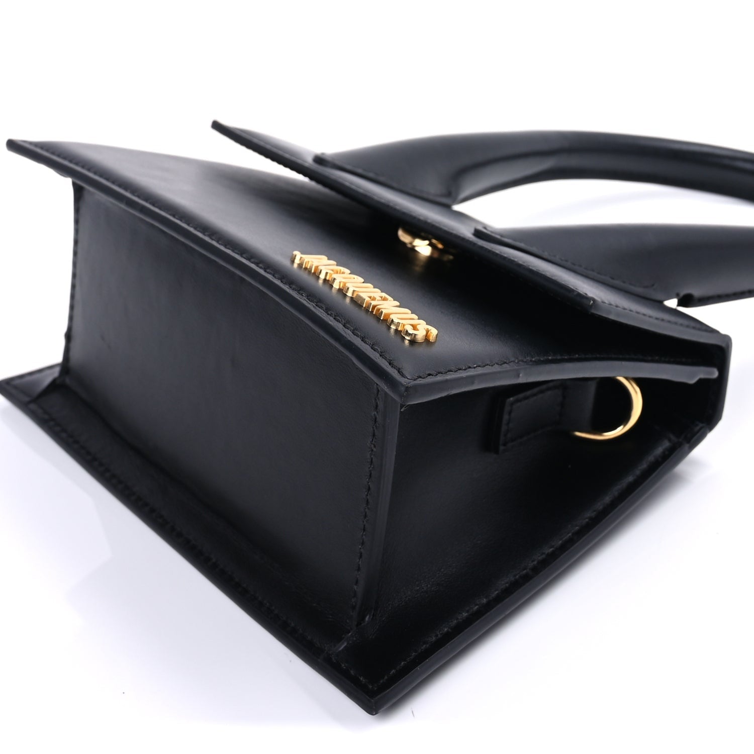 Jacquemus Smooth Calfskin Le Chiquito Moyen  Black 7 of 8