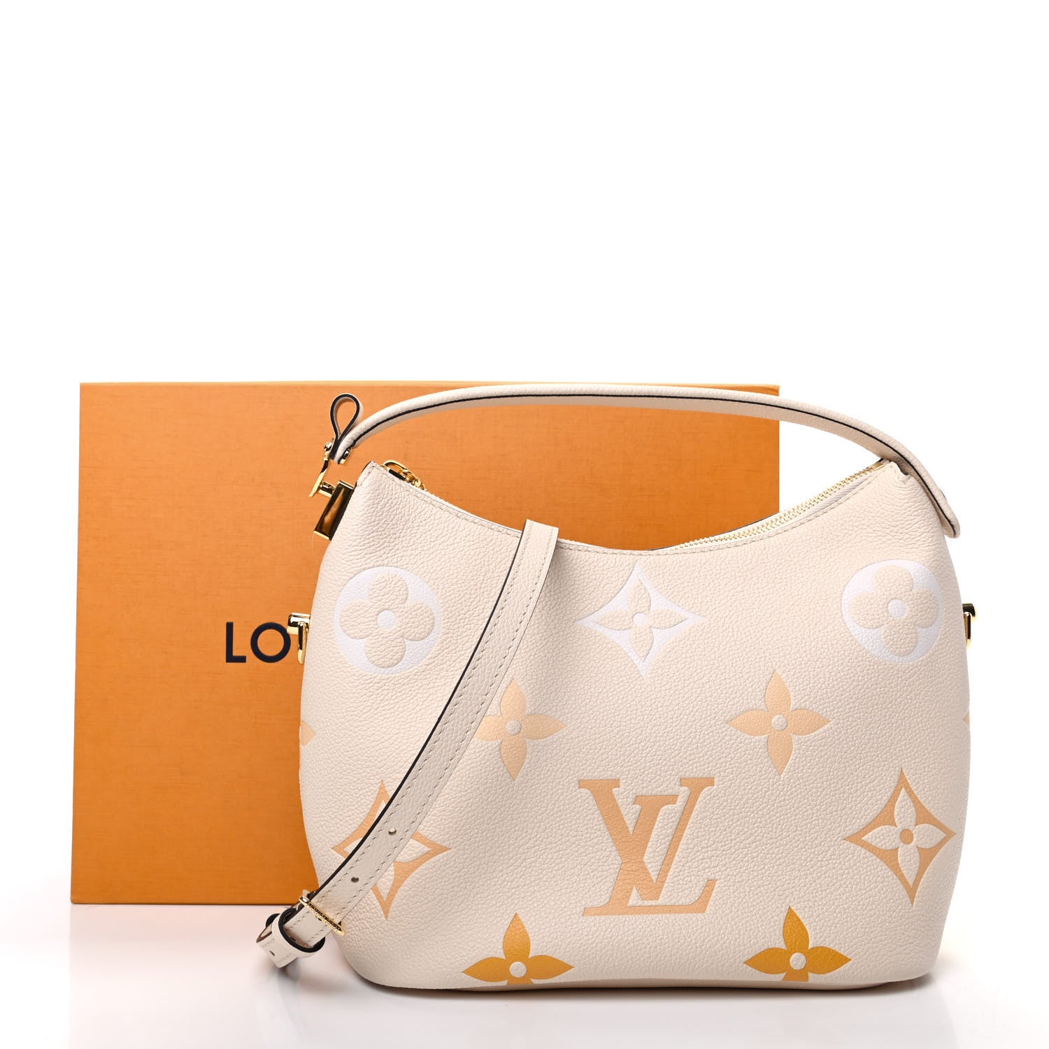 Louis Vuitton Empreinte Monogram Giant By The Pool Marshmallow Hobo Cream Saffron 9 of 9