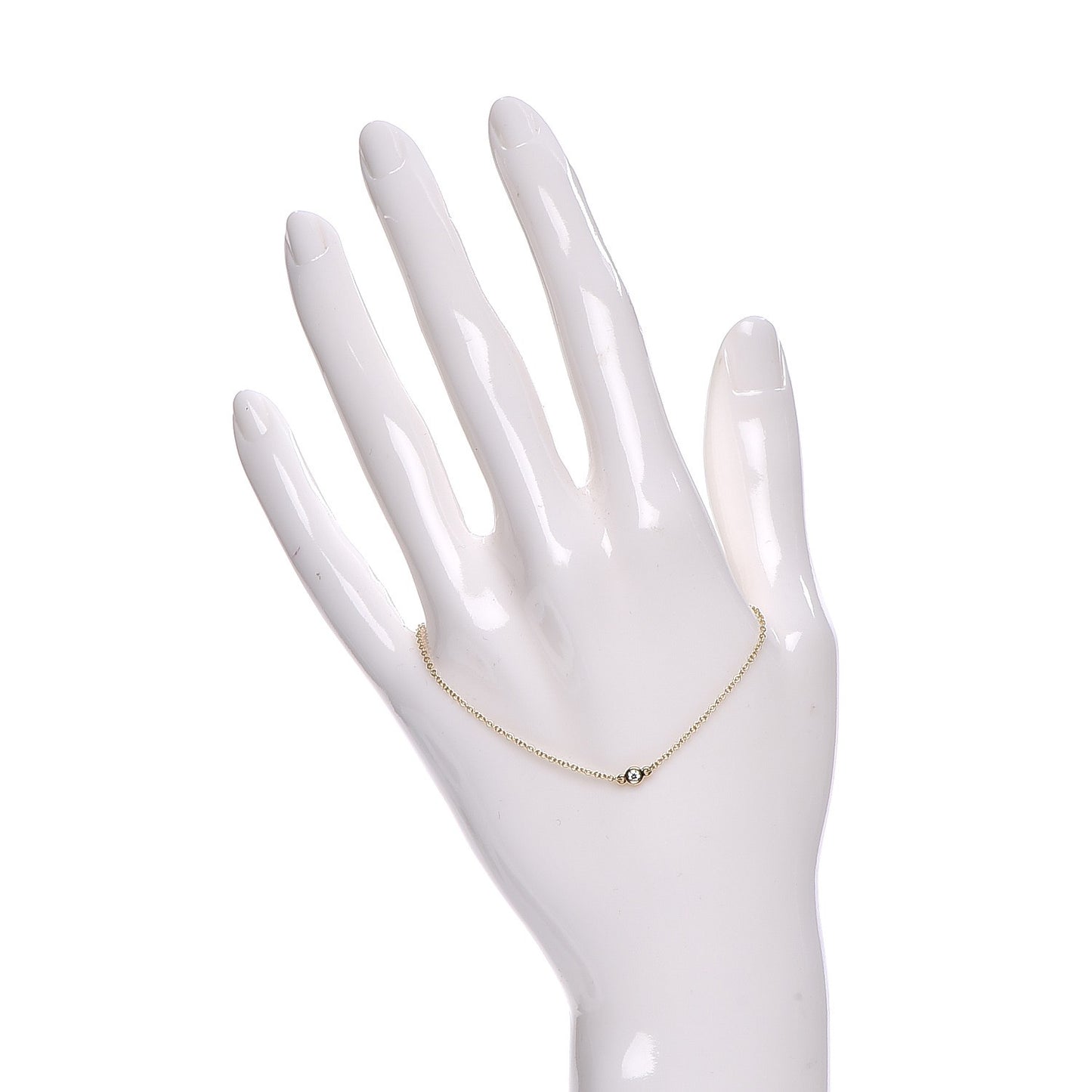 18K Yellow Gold Diamond .03ct Elsa Peretti Diamonds by the Yard Bracelet