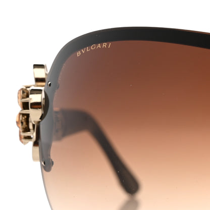 Bulgari BVLGARI Crystal Flower 6059-B Sunglasses Brown 7 of 8